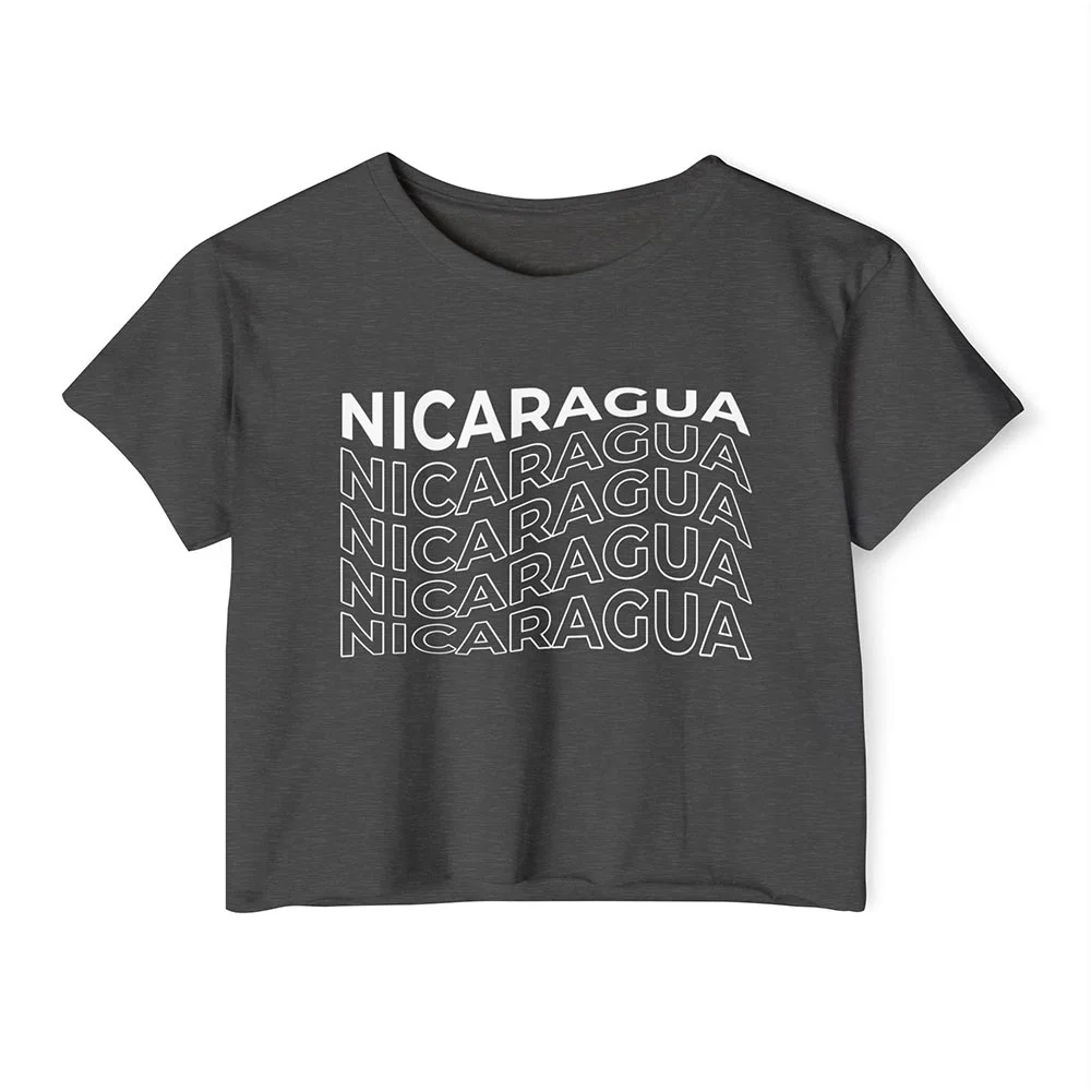 Crop Top Nicaragua – Estilo y Orgullo Nicaragüense | Tallas S-XL - Imagen 6