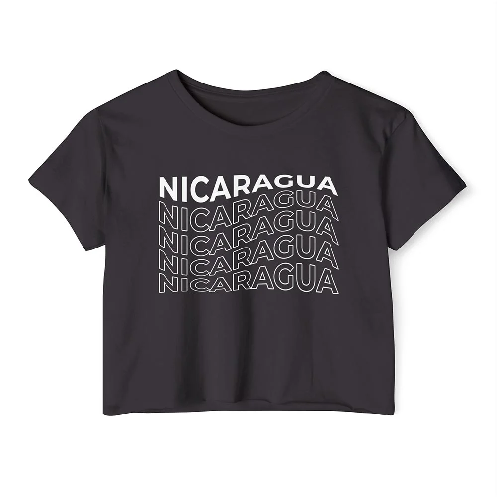 Crop Top Nicaragua – Estilo y Orgullo Nicaragüense | Tallas S-XL - Imagen 7