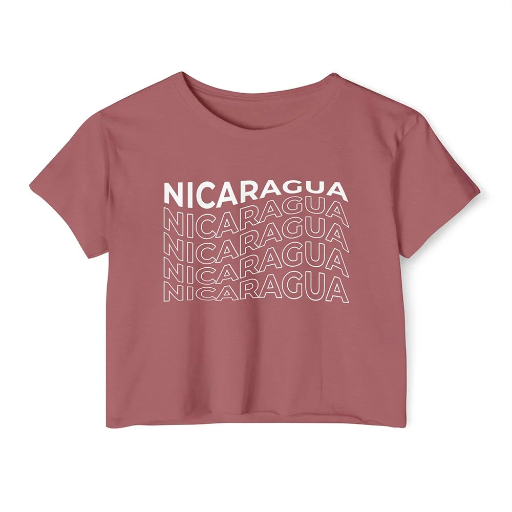 Crop Top Nicaragua – Estilo y Orgullo Nicaragüense | Tallas S-XL - Imagen 8