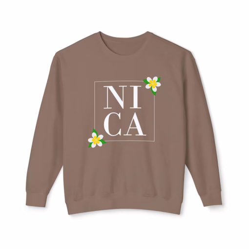 Suéter Nica con flor de sacuanjoche | Ropa Nicaragüense - Imagen 11