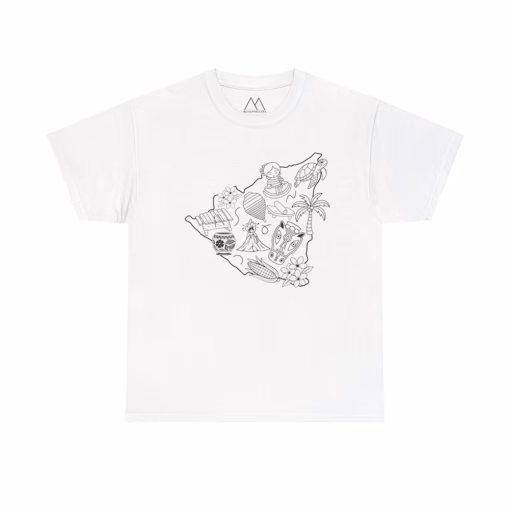 Camiseta Nicaragua con diseño cultural minimalista unisex - Imagen 9
