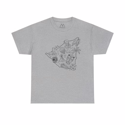 Camiseta Nicaragua con diseño cultural minimalista unisex - Imagen 11